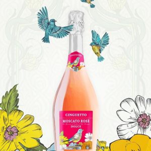Rượu vang Cinguetto Moscato Rose